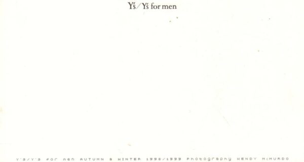 YAMAMOTO, Yohji. Promotional Card. - Image 2