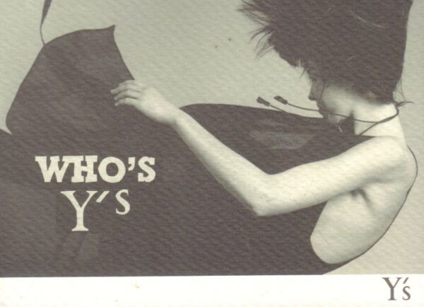 YAMAMOTO, Yohji. Promotional Card.