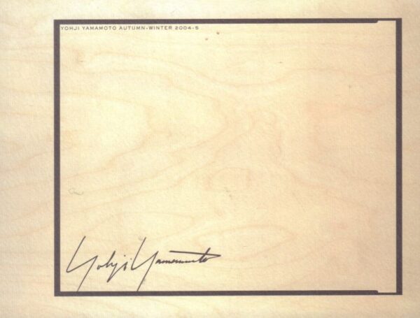 YAMAMOTO, Yohji. Promotional Card. - Image 2