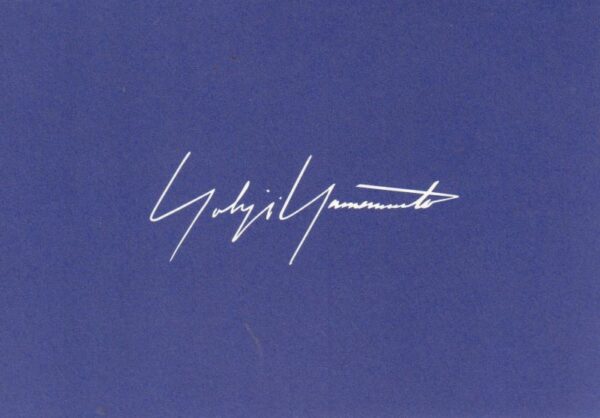YAMAMOTO, Yohji. Postcard.