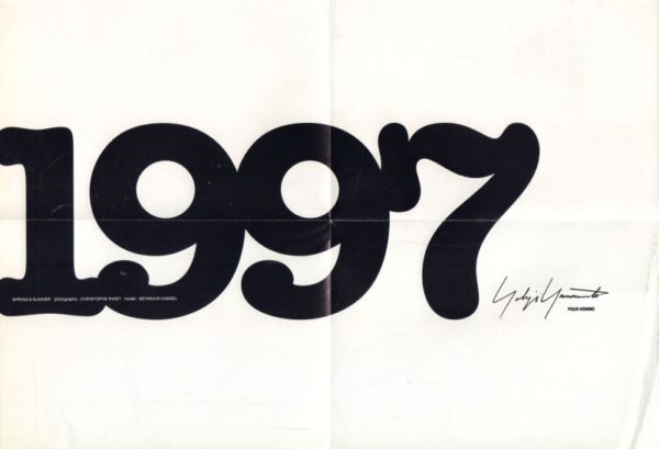 YAMAMOTO, Yohji. Promotional mini poster. - Image 2